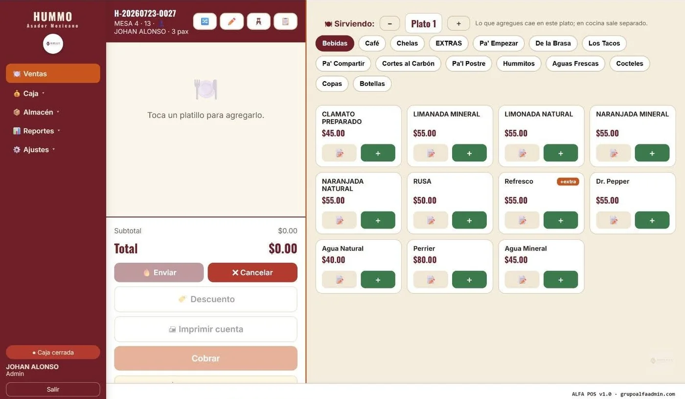 Punto de venta de ALFA POS